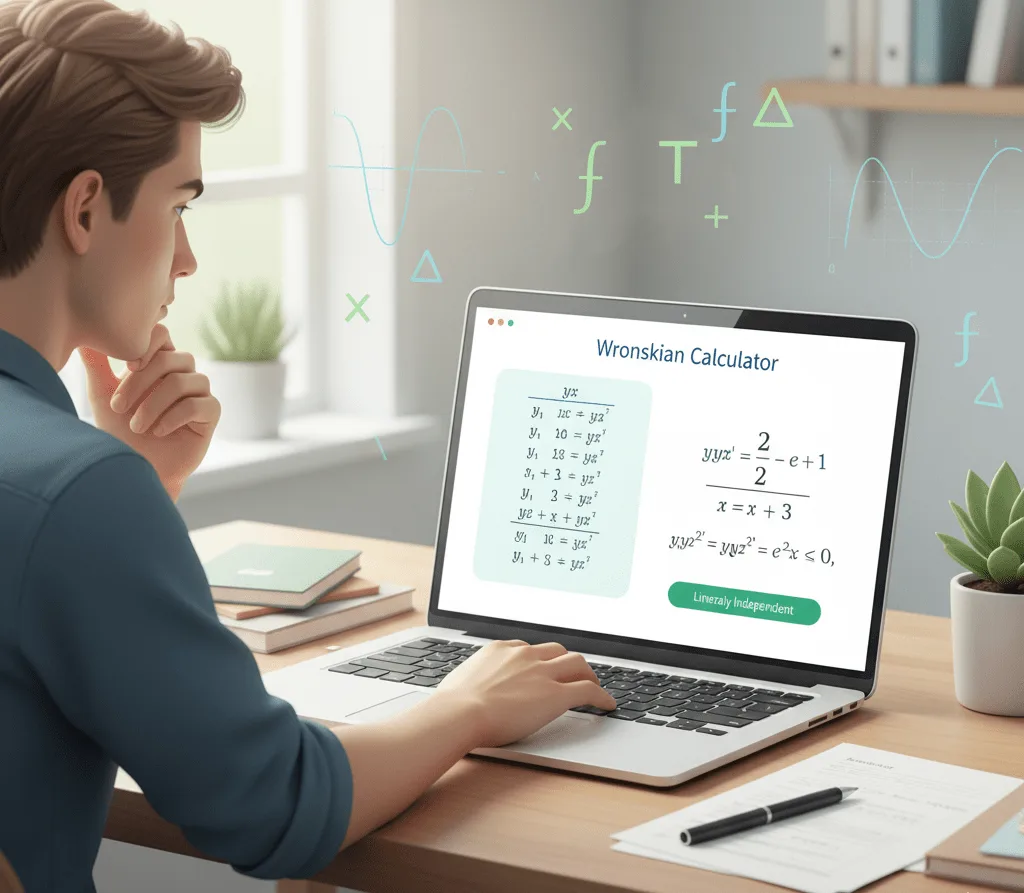 Wronskian Calculator Learn How to Prove Linear Independence